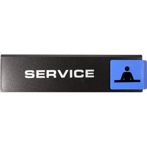 Plaque de porte Service - Europe design 175x45mm - 4261195