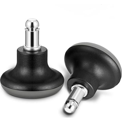 5Pcs Remplacement roulettes, Chaise de Bureau sans roulettes, Roues de Cloche pour Fixer Chaise (1/5)