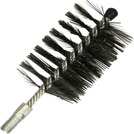 Brosse de Ramonage Cheminée Herisson Ramonage Brosse Métallique Brosse de Tuyau de Poêle Nettoyage Intérieur et Extérieur Ø 70 mm Longueur 110 mm (1/5)