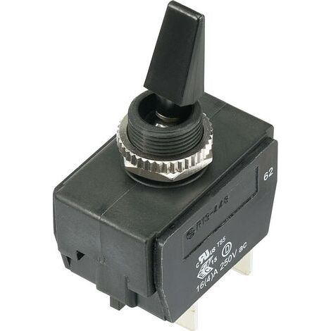 INTERRUPTEUR À LEVIER 2 X OFF/ON TRU COMPONENTS TC-R13-448F3-01A-HR 1588057 250 V/AC 16 A IP56 À ACCROCHAGE 1 PC(S) (1/2)