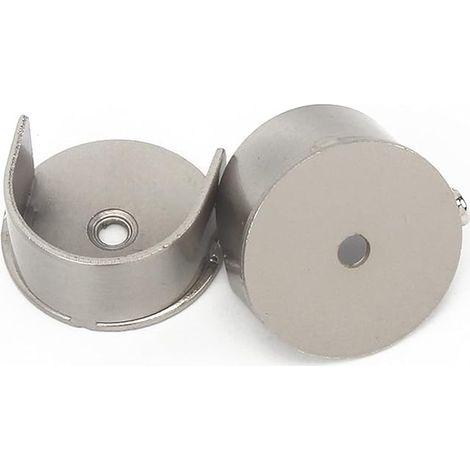 Set di 4 supporti per aste per tende da incasso - Supporto da parete da 28 mm