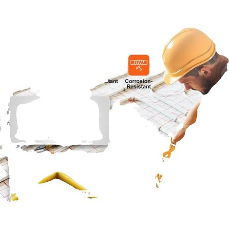 Tuyau Pex-Al-Pex pour chauffage par le sol, rouleau de 300m, diamètre de 16mm, épaisseur de 2mm, barrière à l'oxygène, matériau composite (1/5)