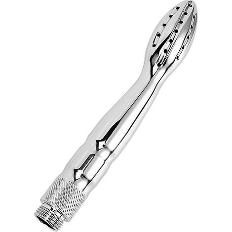 Abcrital – Tragbarer Duschkopf aus Aluminiumlegierung – Ergonomisches Design 19 x 3 cm – Für die persönliche Pflege und Intimhygiene (1/5)