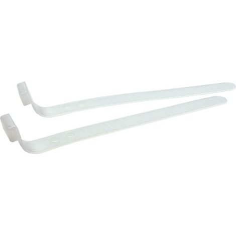 Serre-câble RS PRO Naturel en PE, 235mm x 20 mm ( Prix pour Sachet de 100 ) (1/2)