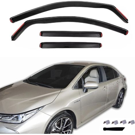 Комплект от 4бр. ветробрани за Toyota Corolla (12-Gen) Седан 2018+