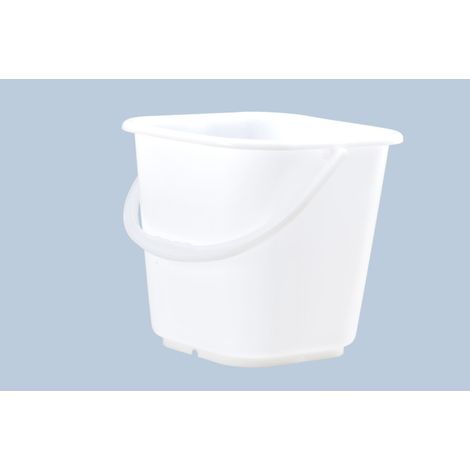 Hünersdorff Industrie-Eimer 14 L, eckig naturfarben, HDPE (1/5)