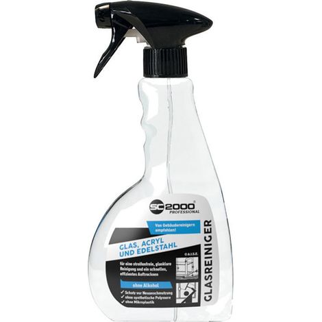 Limpiador de ventanas profesional 500 ml SC2000, uso inmediato