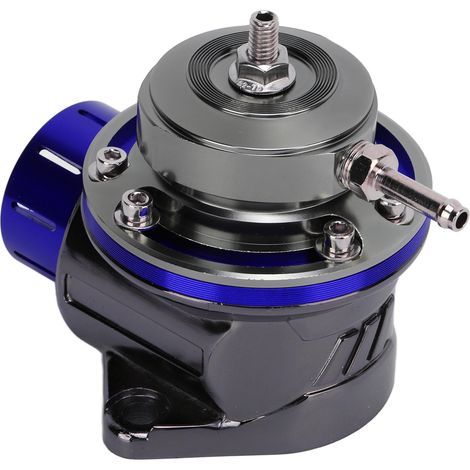 Universelles BOV-Turbodruckbegrenzungsventil, 40 mm, Länge 65 mm, blaue Ausführung