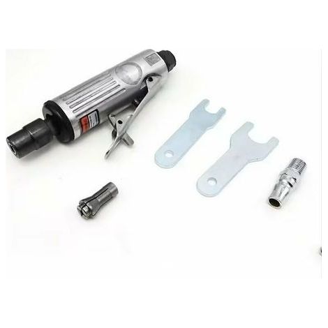 Meuleuse Pneumatique Haute Vitesse 20000 Tr/Min – Rectifieuse d’Angle avec Raccord d’Entrée d’Air et Clé Incluse (1/5)