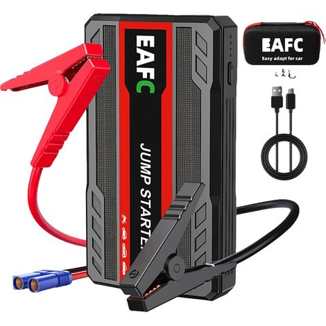 Démarreur de voiture, Port USB, Lumière LED, noir avec boîte (1/2)
