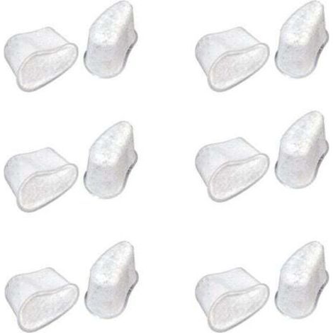 Filtres à eau pour cafetière KRUPS F4720057 – Lot de 12, charbon actif en coquille de noix de coco, non tissé, certifié FDA (1/5)