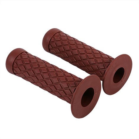 7/8 "Une paire de poignées de guidon de moto de 22 mm (marron) à vendre" (1/5)