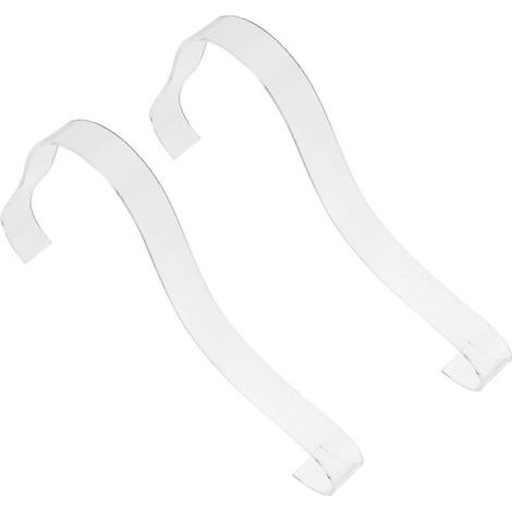 Schuhständer aus Acryl (5-teilig) – Aufbewahrungsregal für Sandalen und Schuhe – 21 x 12,5 x 2 cm (1/4)