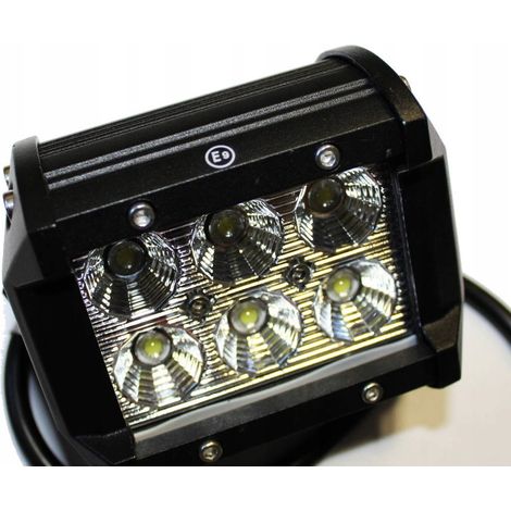 Barre lumineuse LED universelle pour motos de travail halogènes Hom E9 Quad Cross (1/4)