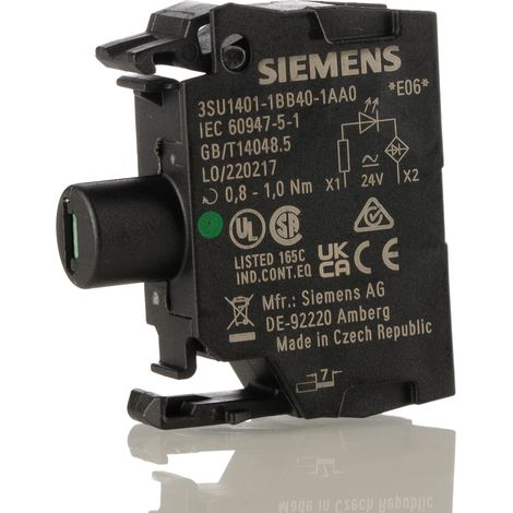 Bloc lumineux Siemens série SIRIUS ACT, 24V c.a. / V c.c. LED ( Prix pour 1 )