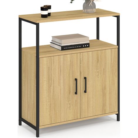 Beistellbuffet 1 Nische und 2 Türen 70 cm DETROIT Industriedesign