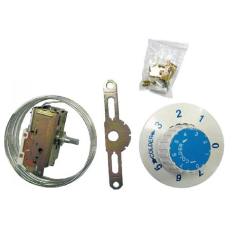 Termostato Universal Ranco VX-0  Rango -15ºC a -5ºC  Capilar 1500mm  Solución de Repuesto para Refrigeración