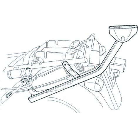 Portapacchi Shad per bauletto Suzuki GSX 600 F, GSX 600 FU, GSX 750 F (1/3)