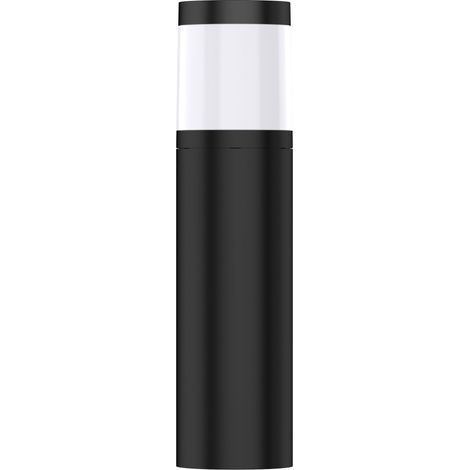PHAROS Borne Ext. 40cm IP65 IK08 noir LED CCT 3000/4000K 8W 620lm ARIC 51865