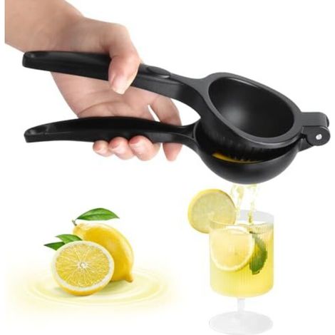 Manual Citrus Juicer, Manual Lever Lemon Squeezer, Lemon Press, Citrus Press Made of Zinc Alloy, Manual Orange Squeezer for Maximum Citrus Juice, Orange - Easy to Clean (1/5)