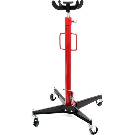 SOLLEVATORE FOSSA IDRAULICO CARICO 500KG 4 BRACCI SOLLEVAMENTO DA 110 A 195cm JACK TRASMISSIONE ROTELLE ACCIAIO