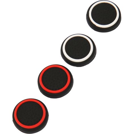 4 Manchons Ergonomiques en Silicone Doux Anti-Glisse pour Manettes de Jeu, Compatibles Steam Deck et ROG Ally