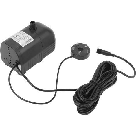 Solar-Wasserpumpe aus ABS, Tauchpumpe für dekorative Springbrunnen, bürstenlos, mit Beleuchtung, für Garten, DC 6V–24V (1/5)
