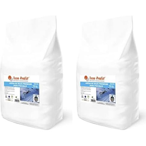 TECNO PRODIST Arena de Silex Premium - Arena para Filtro de Piscina y Depuradoras