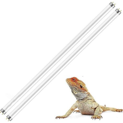 T5 10.0 UVB-Lampen, 24 W UVA/UVB HO für Reptilien, 56 cm (22 Zoll) Lichtleiste, 2er-Pack (1/5)