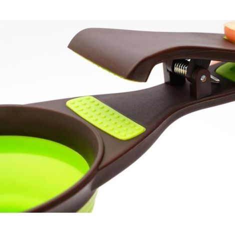 Pelle à nourriture multi-usage - fy - 3 en 1 - Silicone pliable - Clip d'étanchéité - 473 ml (1/4)