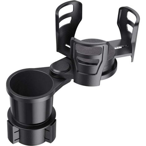 Extenseur De Porte-Gobelet De Voiture : Porte-Gobelet Multifonction pour Voiture - Plateau De Nourriture De Voiture À Base Réglable en Rotation À 360 ° - Extension De (1/4)