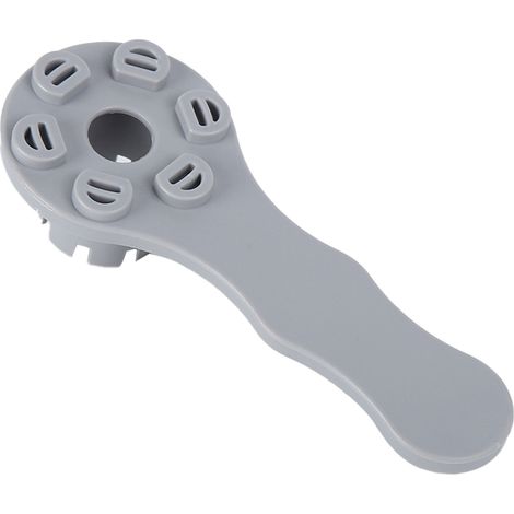6-Nut-PVC-Sicherheitsventilschlüssel, grau, für Schlauchboote, Kajaks, Flöße, Kanus (1/5)