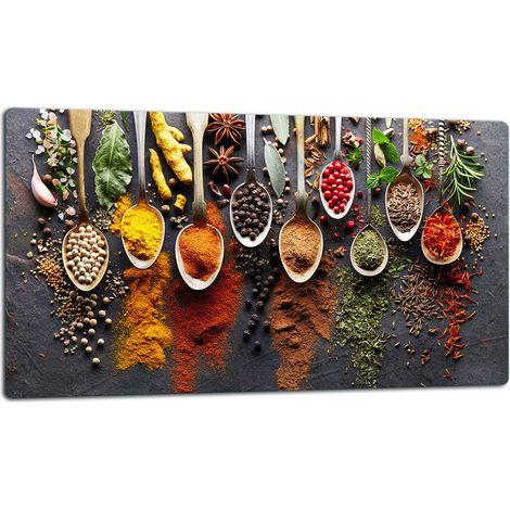 PLANCHE À DÉCOUPER EN VERRE 52x30 ÉPICES (1/5)