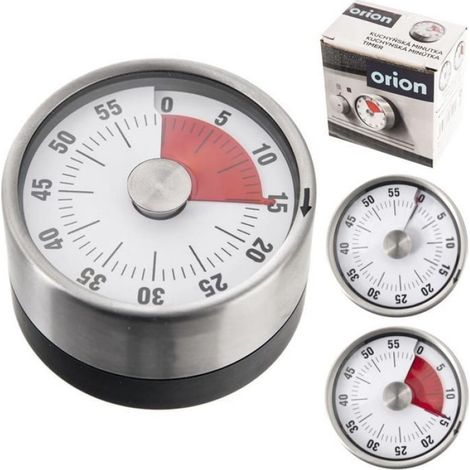 Minuteur De Cuisine - Analogique - Avec Aimant - 6 Cm - 60 Minutes