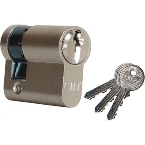 Medio cilindro City ISEO 30x10mm latón niquelado - variado V04 KCF005504 - 520930129V04