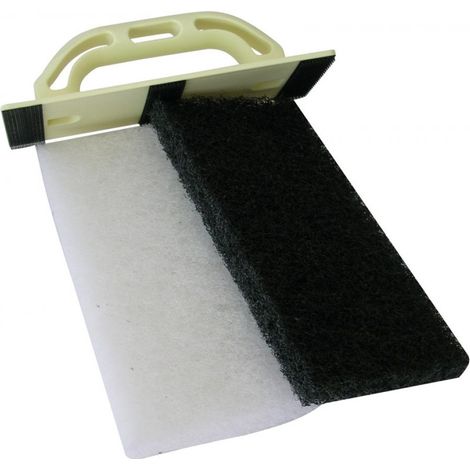 1PZ FRATTAZZO PER PIASTRELLE + 2 TAMPONI  cm. 25x12