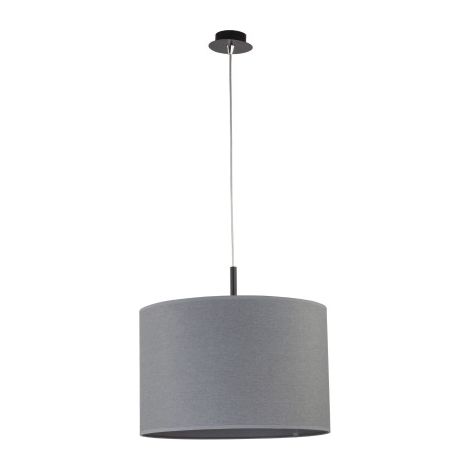 Suspension Nowodvorski Alice grise tissu Ø46 E27 130cm