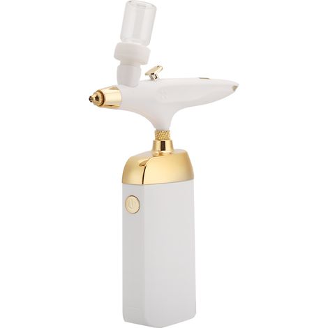 Machine de beauté portable à injection d'oxygène hydratante, kit aérographe, pistolet de peinture pour tatouage, blanc (1/5)