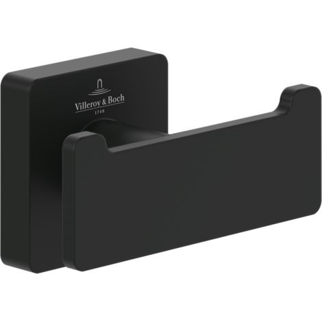 Villeroy & Boch Elements Striking - Gancho, negro mate TVA152012000K5 (1/3)