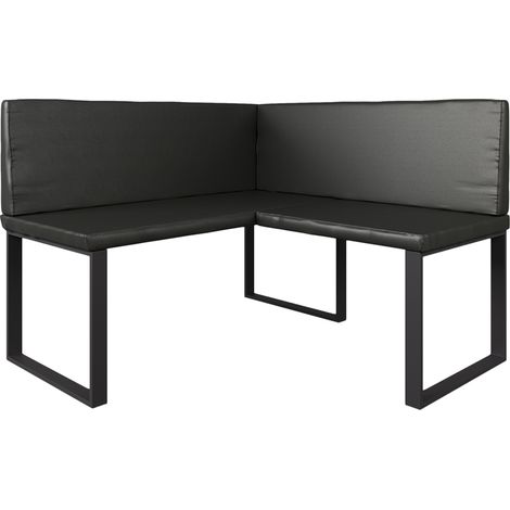Banco de comedor Ravon, Negro, 120 x 120 cm, Vicco (1/5)