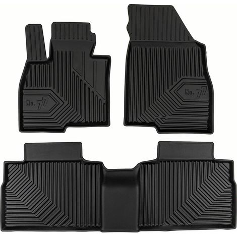 Tapis de Sol de Voiture pour Jaecoo J7 2024 sauf PHEW TPE Imperméable Noir 3Pcs