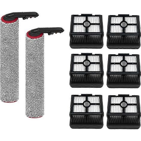 Filtre pour aspirateur brosse pour aspirateur Filtre de brosse pour aspirateur filtre de 8PCS H15 Pro Heat Wet Dry Aspirateur pièce détachée Soft Brosse Main Aspirateur Filtre HEPA (1/5)