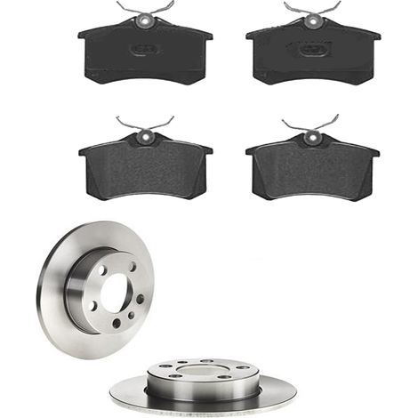 KIT FRENI POSTERIORI compatibile con SKODA FABIA III (NJ3) - DISCHI + PASTIGLIE OEM: P 85 020 / 16883 /SOSTITUZIONE DIRETTA/BASSA POLVERE/SILENZIOSO
