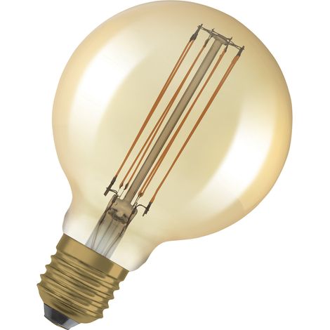 OSRAM 4058075761759 LED (monocolore) ERP G (A - G) E27 Forma di palla 5.8 W 40 W Bianco caldo (Ø x A) 95 mm x 95 mm 1 (1/4)