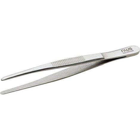 Pince de soudage de précision NWS INOX, acier inoxydable, longueur 120 mm.