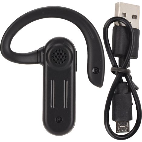 Casque Bluetooth 5.2 avec Crochet d'Oreille, Écran LED Numérique, Écouteurs Sans Fil pour Conduite, Voyage et Professionnel (1/5)