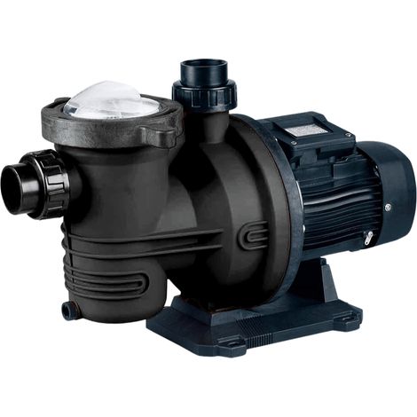 Aqualux – Pompe filtration piscine 1CV 13,8 m³/h – Couvercle Quicklock sans vis – Corps renforcé en fibre de verre – Raccords Ø50 inclus (1/6)