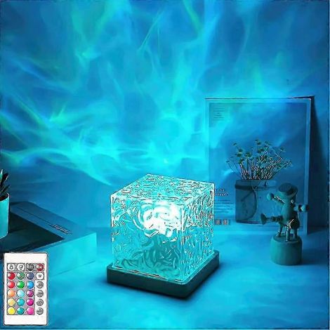 Projecteur LED d'aurores boréales avec télécommande, couleurs réglables, rechargeable (1/5)