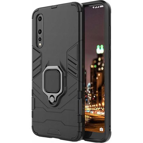 Robuste und stabile Schutzhülle, gepanzerte Ringhülle, Rückseitenschutz für Huawei P20 Pro (1/5)