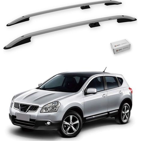 TURTLE kompatibel mit Nissan Qashqai (J10) 2007-2013 Dachreling Crown Grau (1/5)